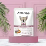 Comida húmeda Amanova P06 salmón y pavo